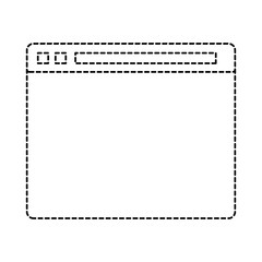 web interface icon over white background, vector illustration