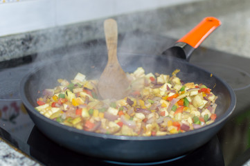 Vegetable stir-fry