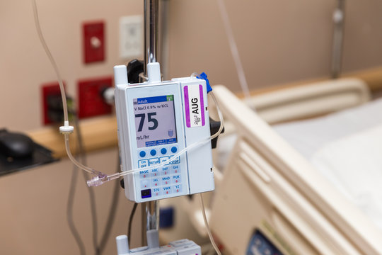 Vital Signs Monitor in Hospital Room