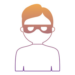 cartoon thief icon over white background, colorful design. vector illustration