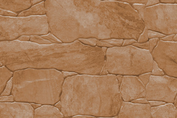Tile Imitation of natural stone - texture (background). Toning in pantone color butterum.