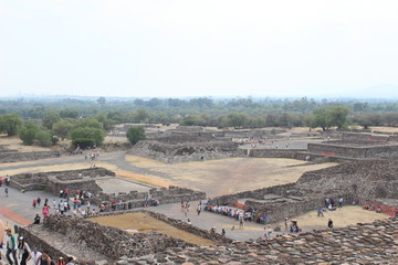 pyramide vue mexique mexico