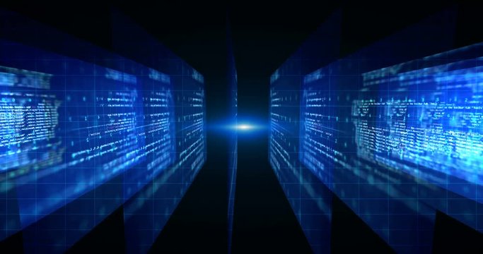 looping footage of Programming code abstract technology background for  software developer and  Computer script 

concept
