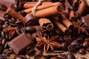 Coffee and chocolate