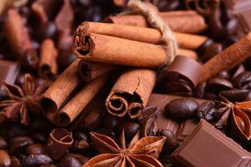 Coffee and chocolate