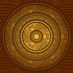 Vintage spyrography background for your design. Vector