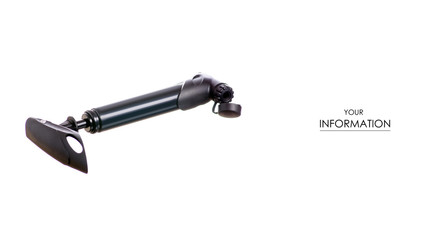 Bicycle pump black pattern