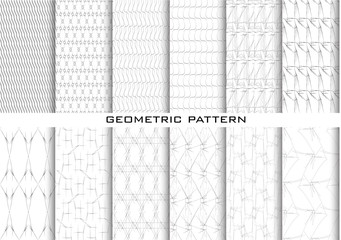 geometric pattern on white