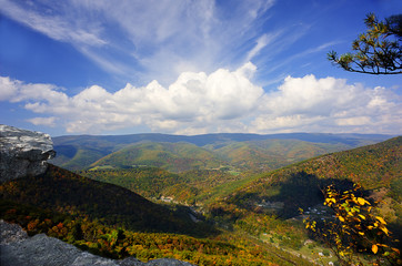 Fall scene from North Fork Mountain