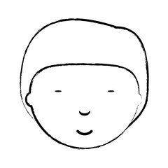 Obraz na płótnie Canvas cartoon young man icon over white background, vector illustration