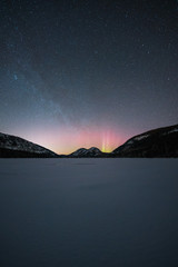 The Northern Lights over Jordan Pond