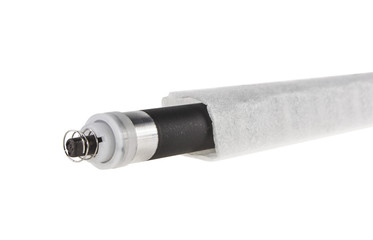 magnetic roller MDR on isolated white background