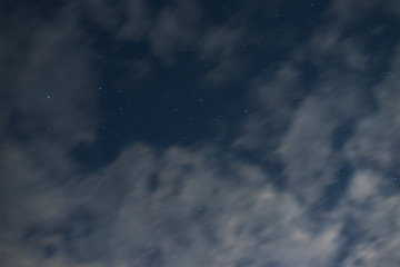 Starry Sky with Clouds 