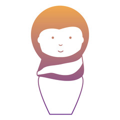 muslim arab woman in hijab over white background, colorful design. vector illustration