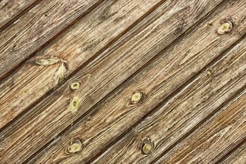 Obraz premium Brown wood plank wall texture background
