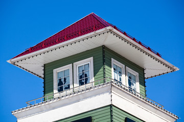 wooden windows day light