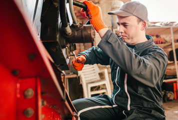 Mechanic at work