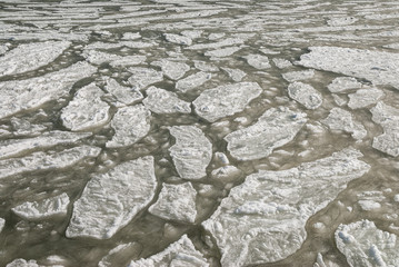 Ice on the sea surface - Textura © Waldek Pietrzak