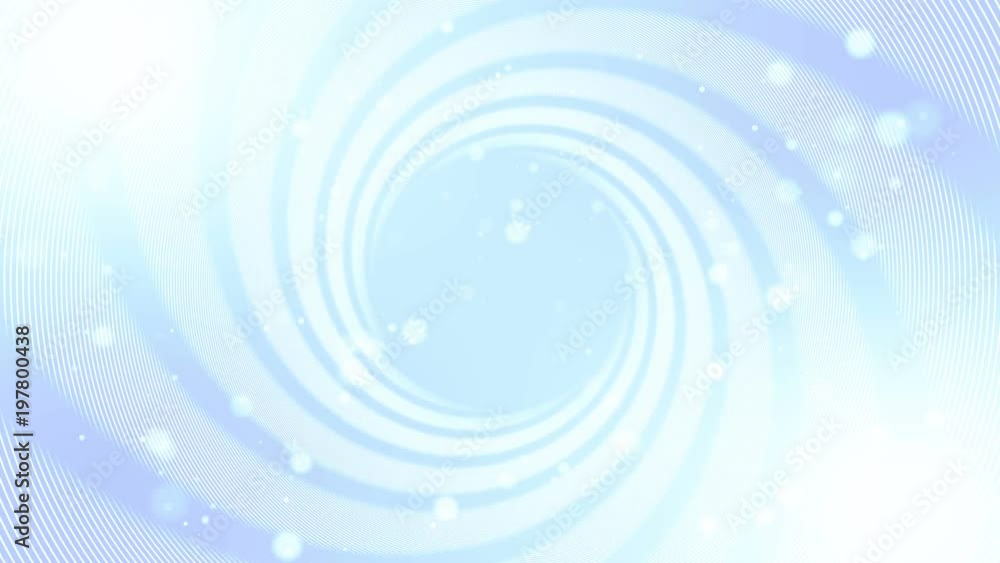 Poster light magic vortex with particles. seamlees loop abstract background.