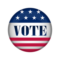 United States campaign button