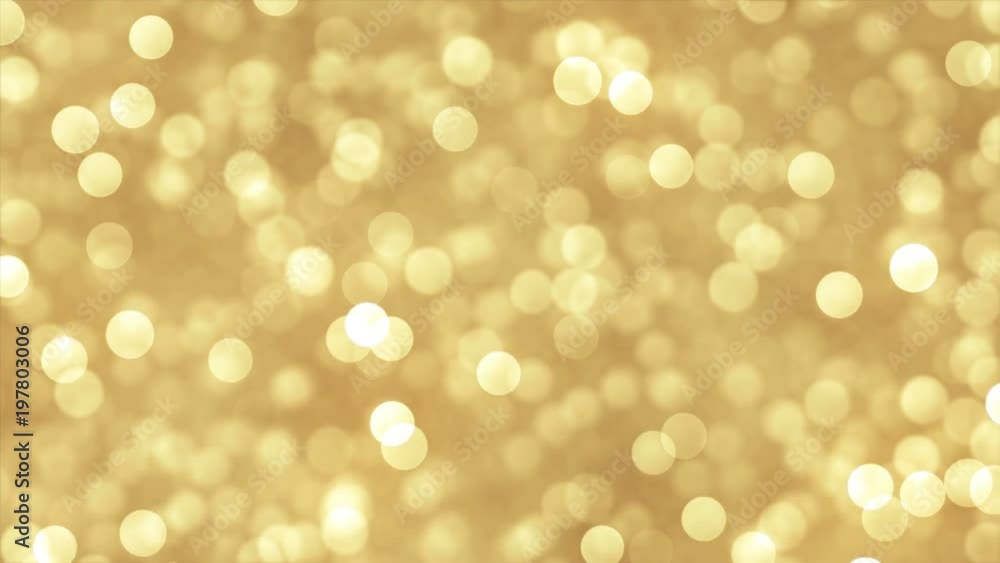 Poster abstrat gold background with glitter particles. seamless loop.