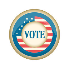 Retro United States campaign button