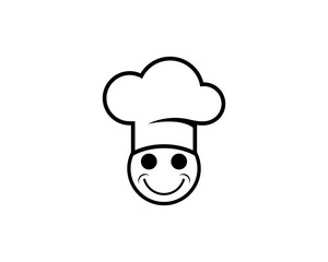 hat chef logo template