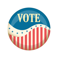 Retro United States campaign button