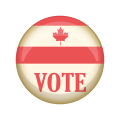 Retro Canada campaign button