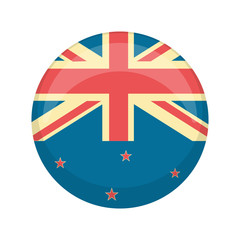 Retro New Zealand campaign button