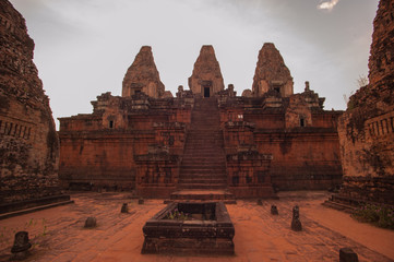 Sonnenuntergang am Pre Rup