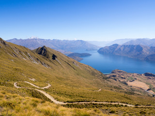 Panoramic View from Roy's Peak, Wanaka, South Island, New Zealand