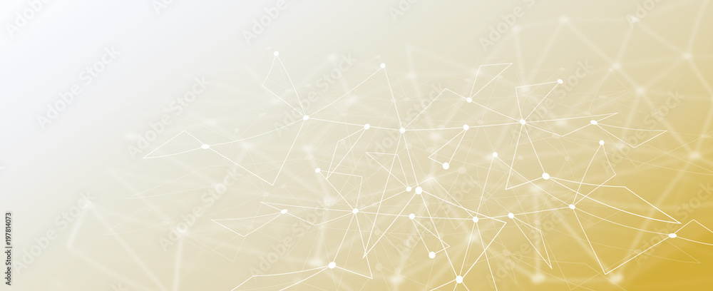 Poster abstract technology geometric polygonal mesh lines background