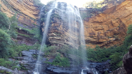 Waterfall from Below