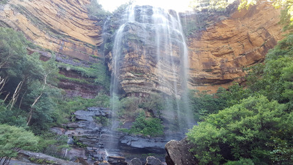 Waterfall from Below