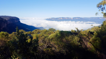The "Blue Mountains" Above Clouds