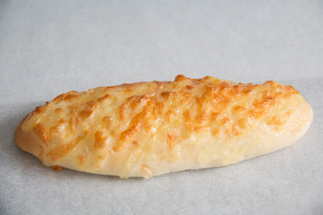  delicious long cheese bread on pepper