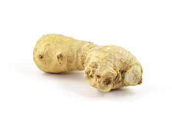 Fresh organic ginger rhizome