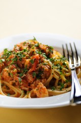 イタリア料理　美味しいパスタのイメージ
