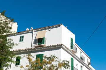 Lovely Typical buildings in Ibiza