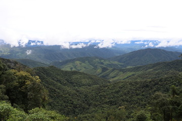 Fototapeta premium Mountains and fog
