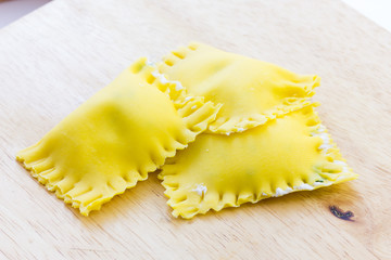 Italian tasty stuffed Ravioli