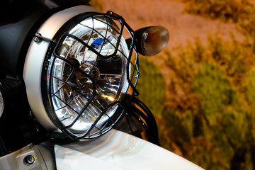 vintage classic Motorcycle headlight