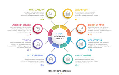 Circle Infographics - Eight Elements