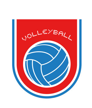 Volleyball symbol design