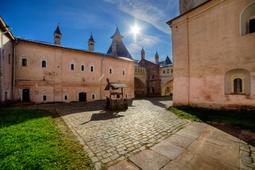 The monastery yard. Rostov the Great. Russia.