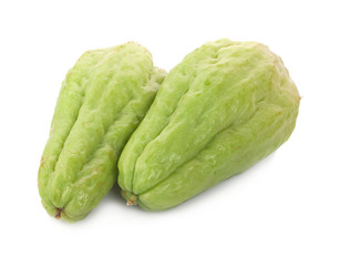 Fototapeta premium Chayote on white background