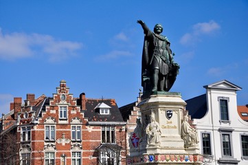 Obraz premium Vrijdagmarkt in Gent
