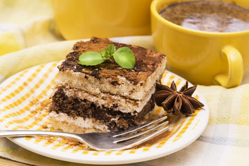 delicious portion of tiramisu