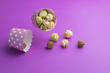 various tastes homemade popcorn